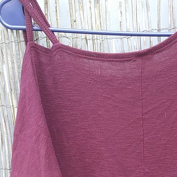 Kayleigh Maroon Off The Shoulder Straps Top - No Size Tag - See Measurements - Picture 10 of 12